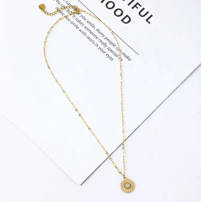 Sun Stainless Steel Necklace