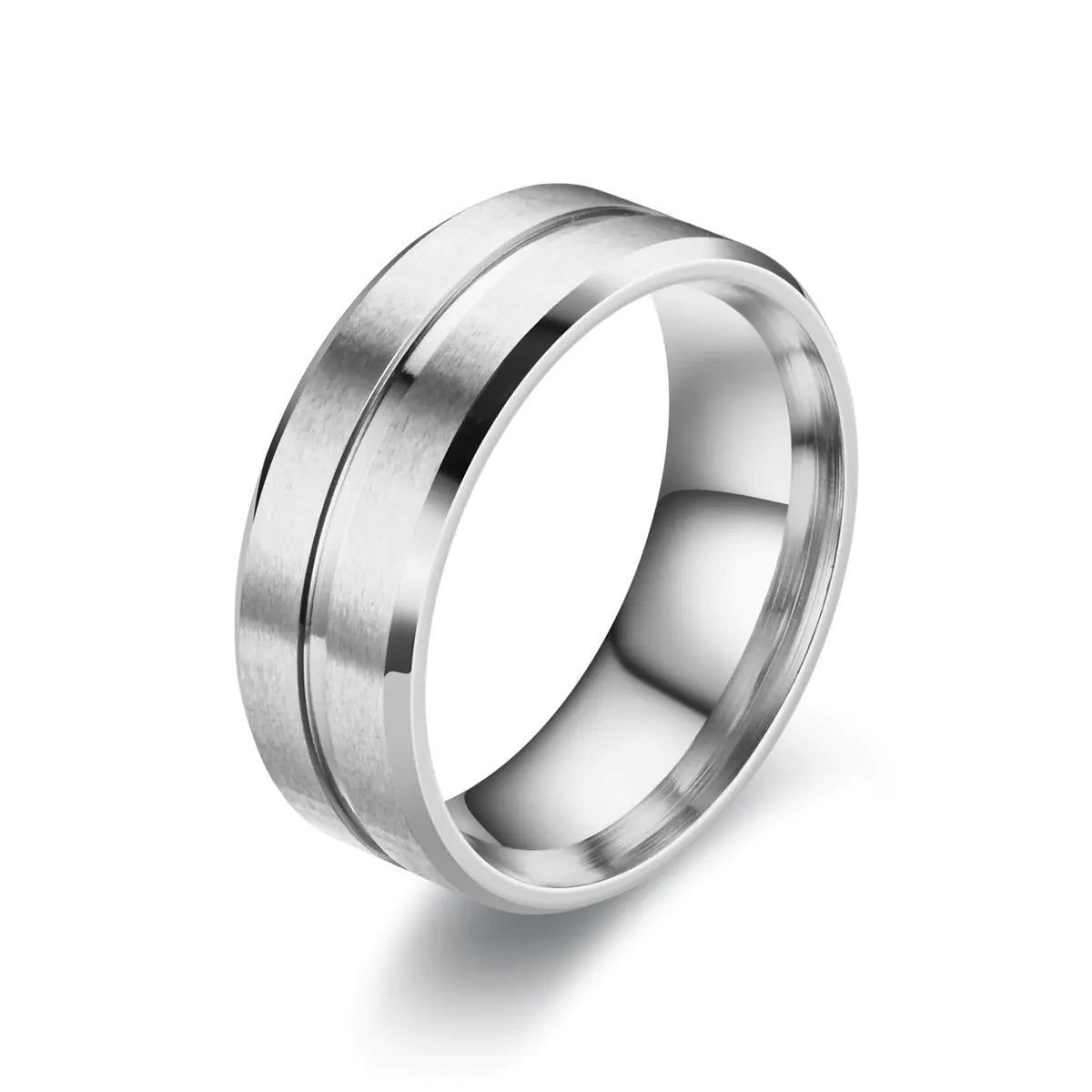 Matte Stainless Steel Ring for Men deze tekst nog