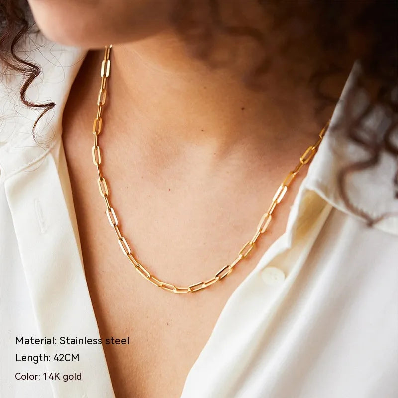 Minimalist Stainless Steel Necklace