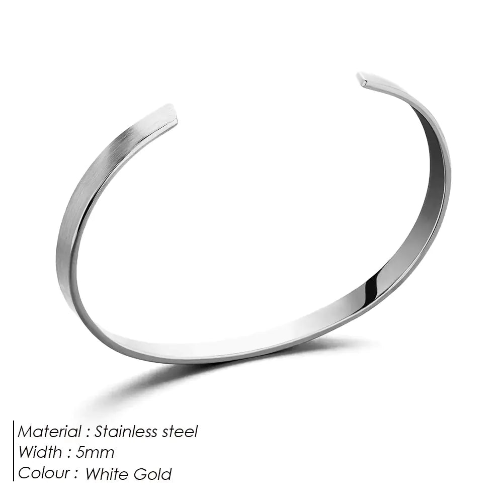 Stainless Steel Cuff Bracelet