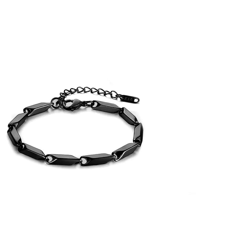 Men's Stainless Steel Melon Seed Bracelet