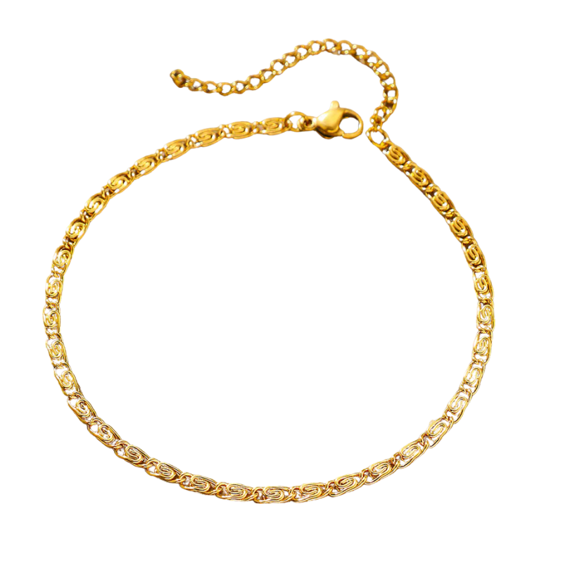 Steel Bracelet gold and silver
