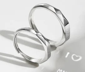 Light Sculpted S925 Silver Projection Ring