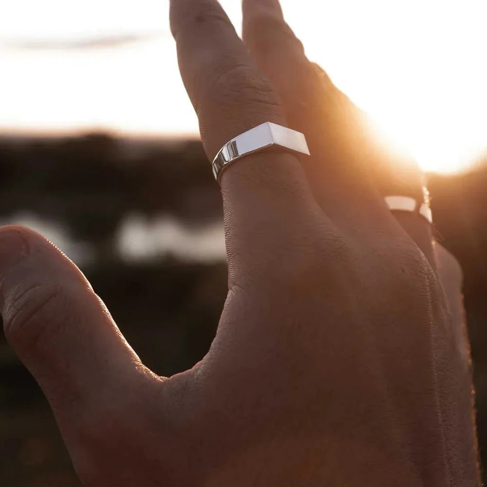 Slim Stainless Steel Ring