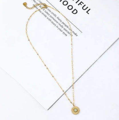 Sun Stainless Steel Necklace
