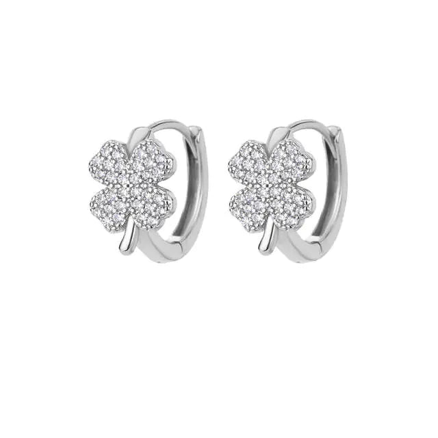 Vintage Gold Stainless Steel Heart Earrings for Women