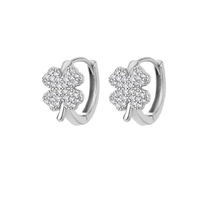 Vintage Gold Stainless Steel Heart Earrings for Women