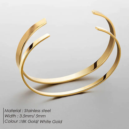 Stainless Steel Cuff Bracelet