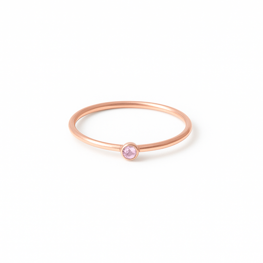 Golden December Stainless Steel Ring