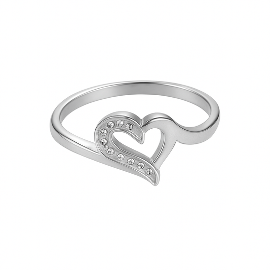 Creative Heart Retro Fashion Stainless Steel Ring