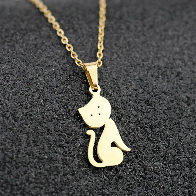Cat Stainless Steel Necklace