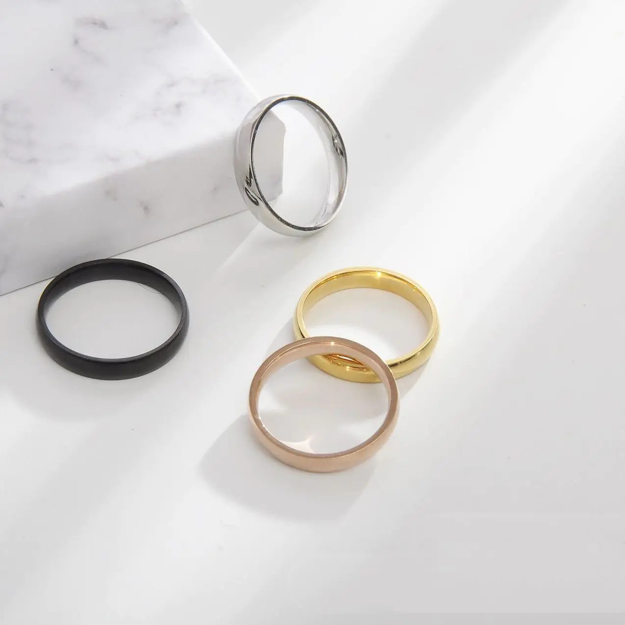 Korean Stainless Steel Minimalist Tail Ring