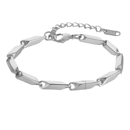 Men's Stainless Steel Melon Seed Bracelet