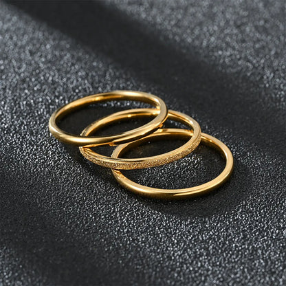 Light Luxury Stainless Steel Ring for Women deze nog tekst