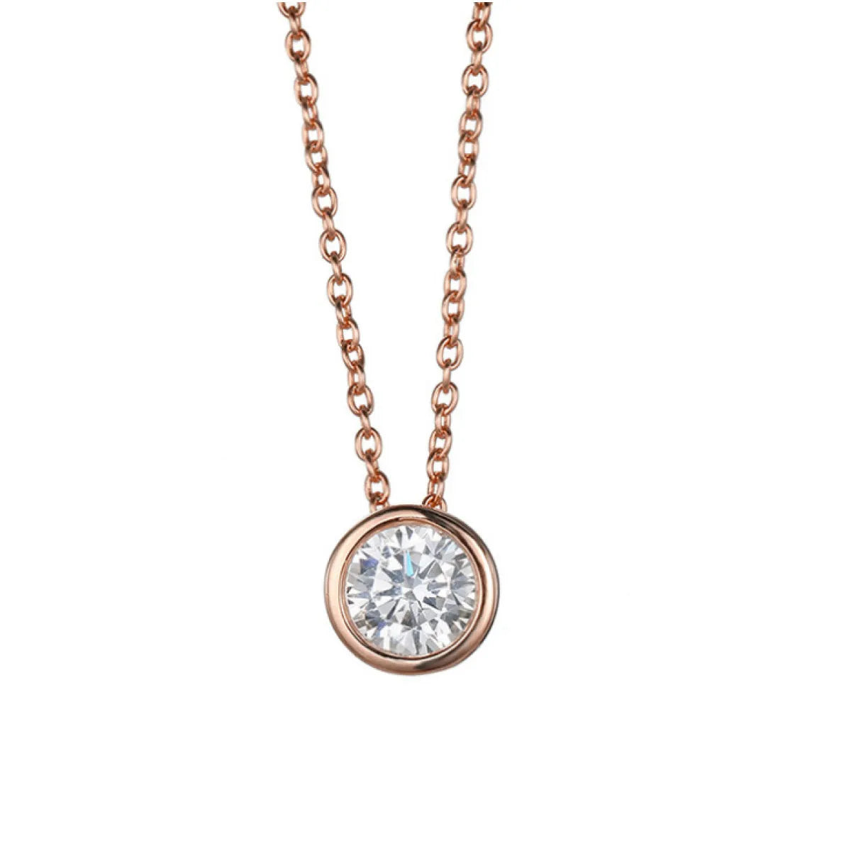 Stainless Steel Birthstone Necklace