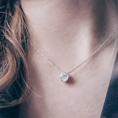 Stainless Steel Birthstone Necklace