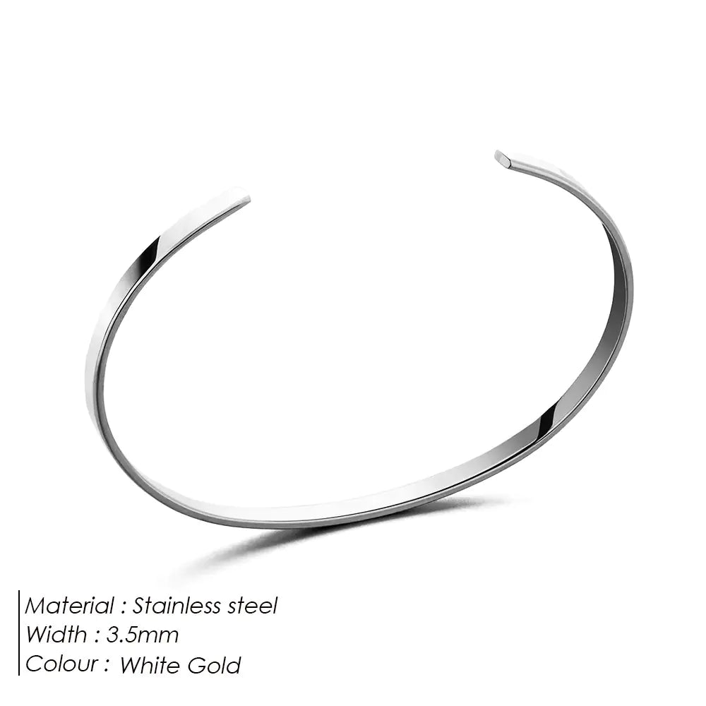 Stainless Steel Cuff Bracelet