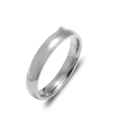 Korean Stainless Steel Minimalist Tail Ring