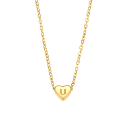 Initial 18K Gold Necklace NL
