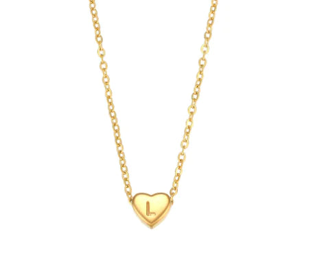 Initial 18K Gold Necklace NL