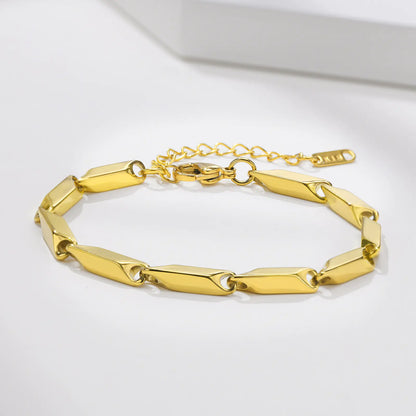 Men's Stainless Steel Melon Seed Bracelet
