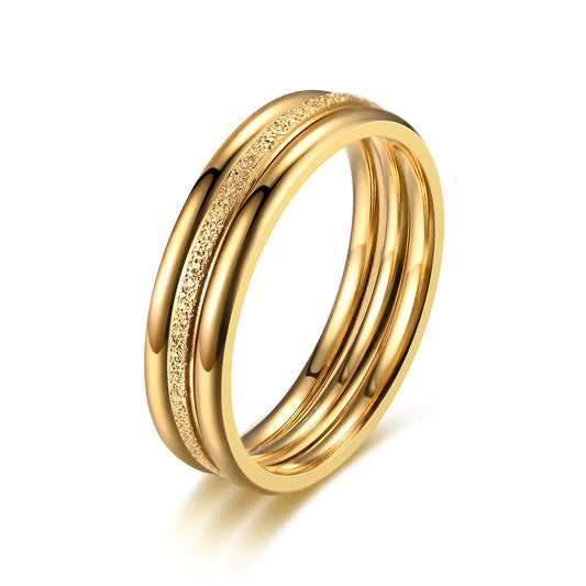 Light Luxury Stainless Steel Ring for Women deze nog tekst