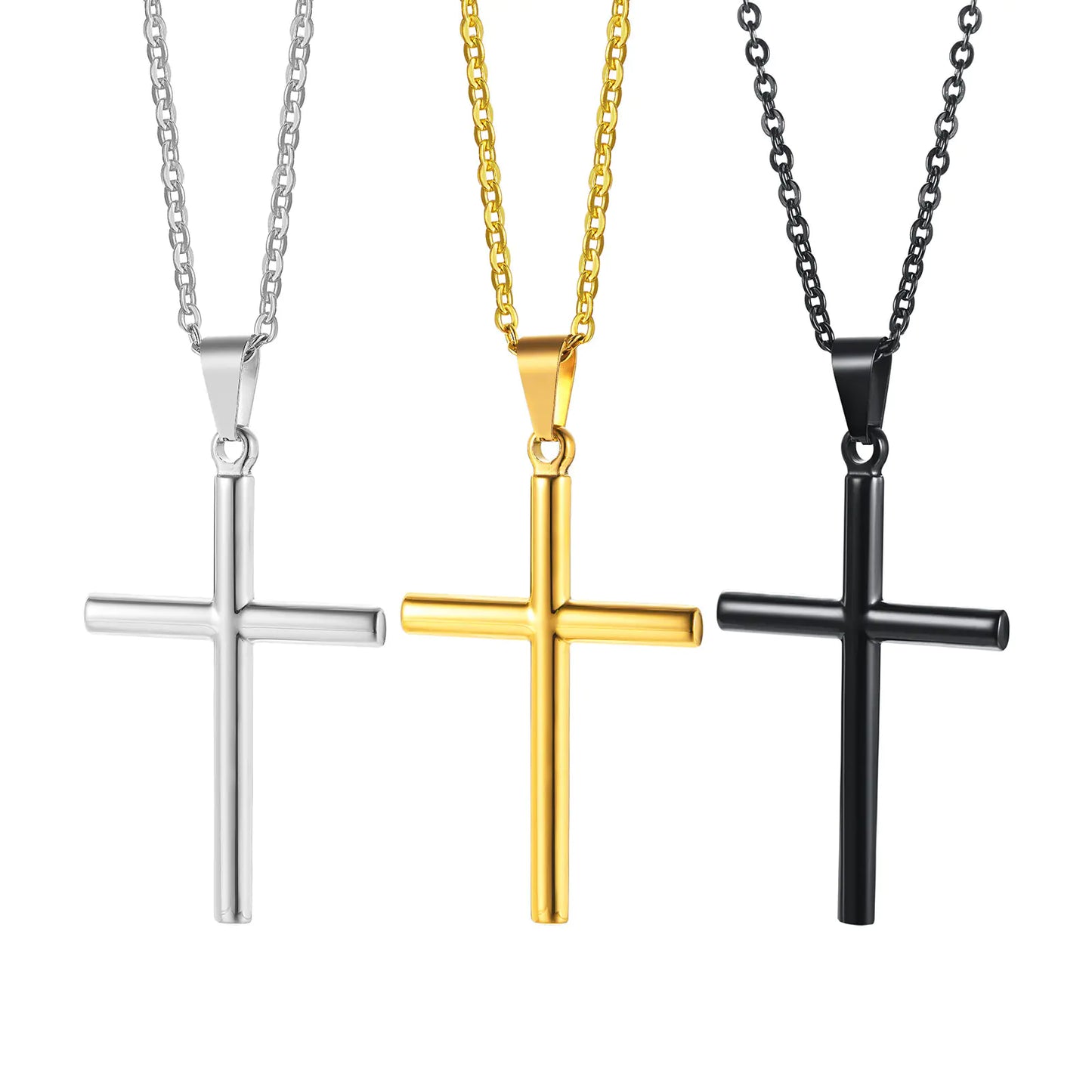 Stainless Steel Cross Necklace