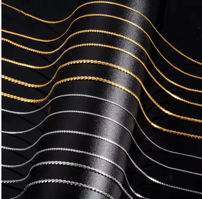 Stainless Steel Basic Thin Chain