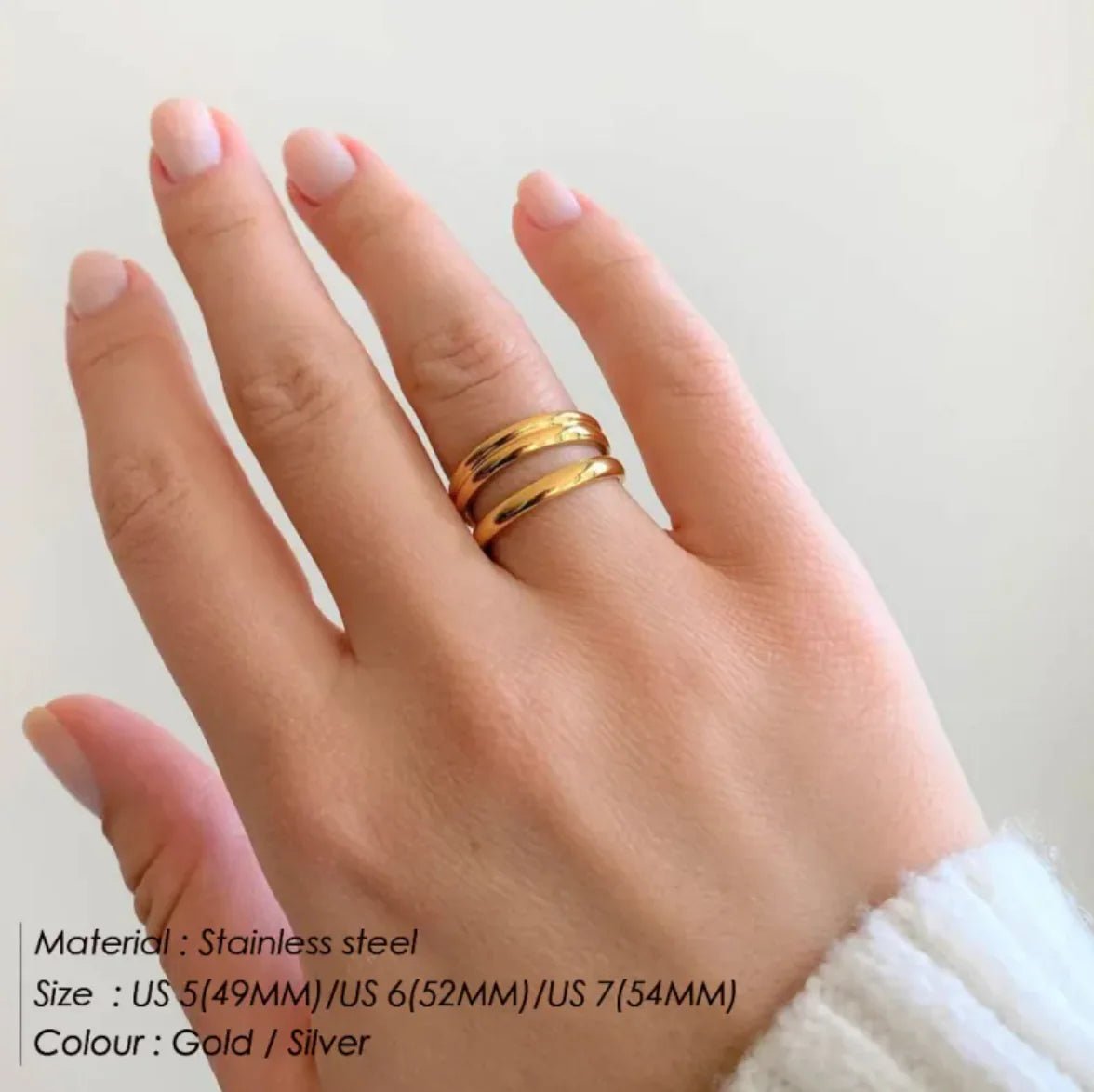 Stainless Steel Minimalist Ring