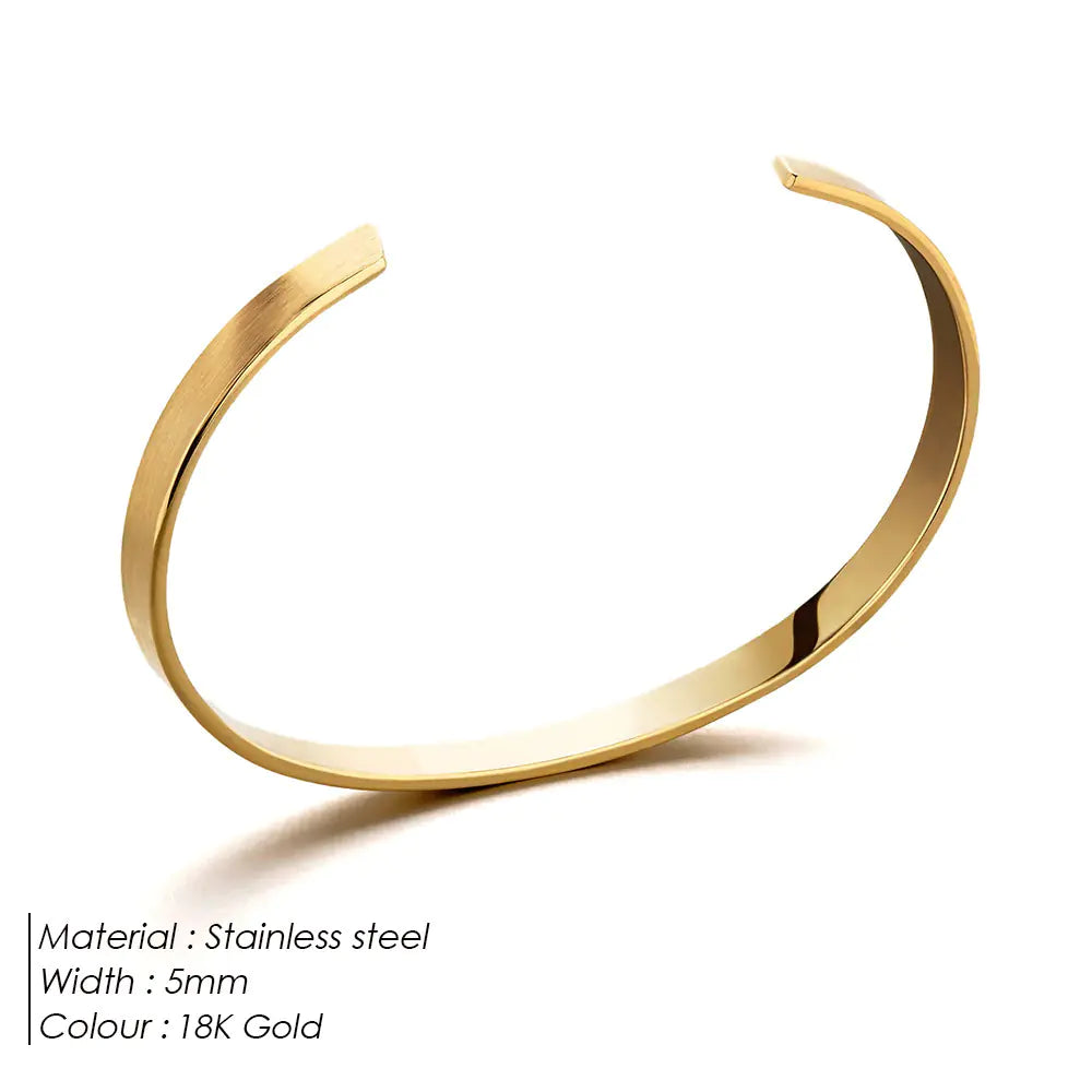Stainless Steel Cuff Bracelet